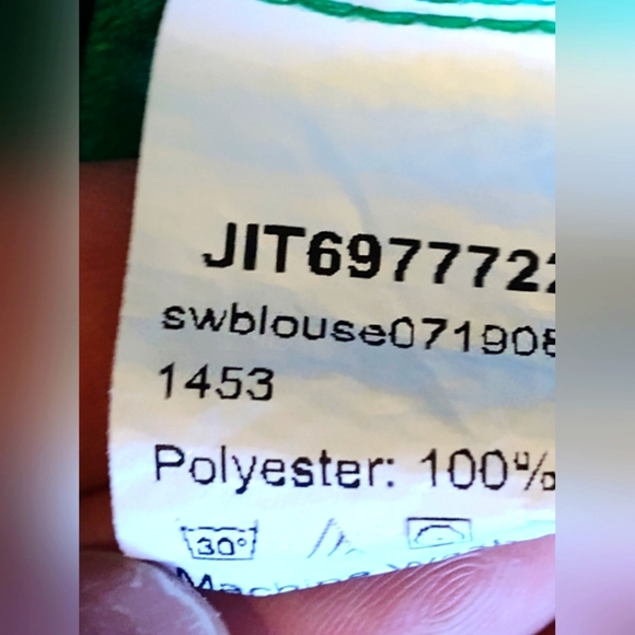 Shein Women's Green Scalloped Sleeveless Top | Size Medium - Picture 7 of 7